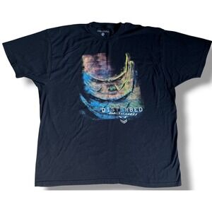 Disturbed The Sickness Band T-Shirt XXL Black Graphic Print 2022 Cotton Mens
